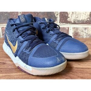 Nike Kyrie 3‎ Shoes Mens Size 7Y Basketball 859466-400 Mesh Sneakers